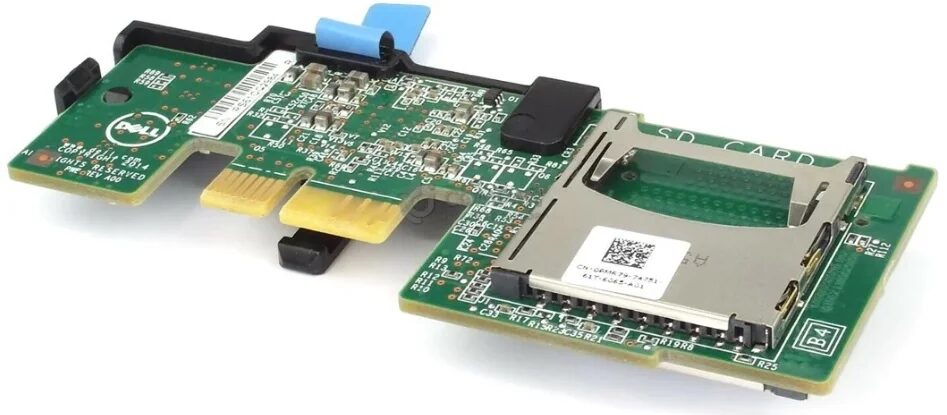 DELL INTERNAL DUAL SD MODULE RISER CARD FOR SERVER DELL POWEREDGE R430 / R530 / R630 / R730 / R730XD / R830 / T630 DELL INTERNAL DUAL SD MODULE RISER CARD FOR SERVER DELL POWEREDGE R430 / R530 / R630 / R730 / R730XD / R830 / T630