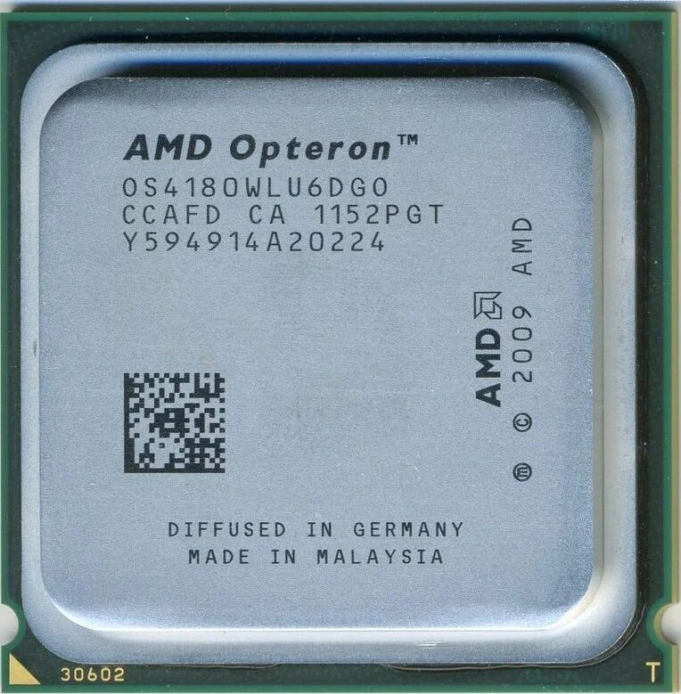 CPU AMD OPTERON 4180 2.60Ghz 6C 6MB C32 CPU AMD OPTERON 4180 2.60Ghz 6C 6MB C32