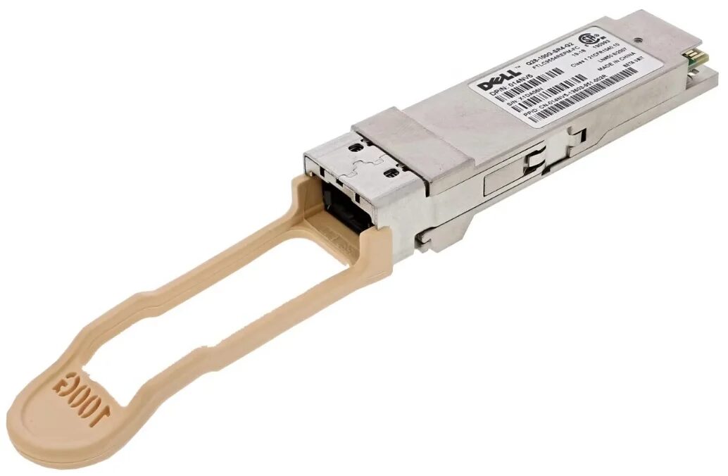 Dell 100Gb MPO QSFP28 Short Range Transceiver Dell 100Gb MPO QSFP28 Short Range Transceiver