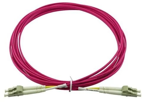 Cable LC UPC to LC UPC Duplex OM4 Multimode PVC (OFNR) 2.0mm Fiber Optic Patch 30m NEW Cable LC UPC to LC UPC Duplex OM4 Multimode PVC (OFNR) 2.0mm Fiber Optic Patch 30m NEW