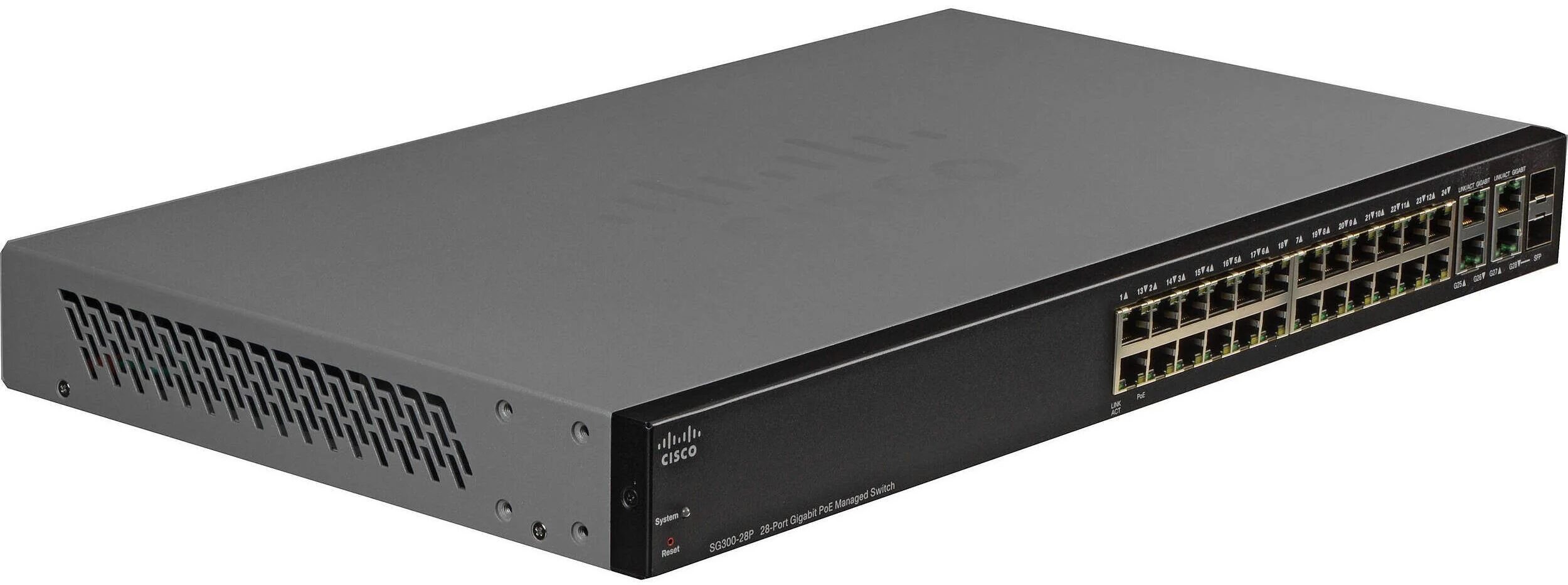 SWITCH CISCO SRW2024-K9 24-Ports Gigabit (2) 1G SFP without/ Rkmnts SWITCH CISCO SRW2024-K9 24-Ports Gigabit (2) 1G SFP without/ Rkmnts