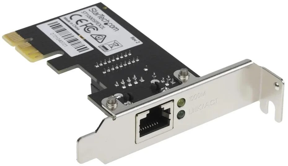 NIC STARTECH ST1000SPEX2L 1-port 1GB PCI-E L.P. NIC STARTECH ST1000SPEX2L 1-port 1GB PCI-E L.P.