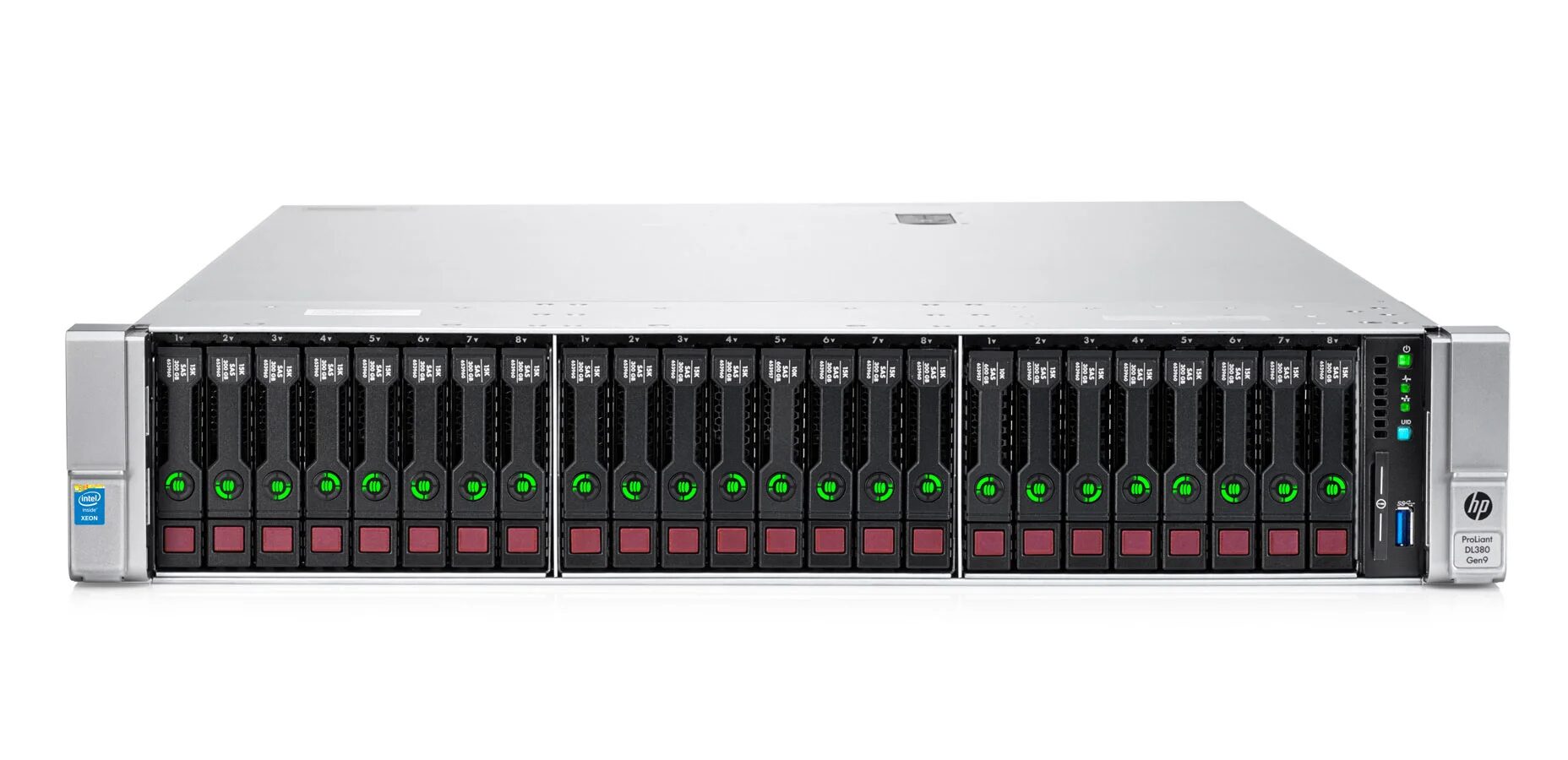 HP Proliant DL380 G9 (8xSFF) 2 x Xeon E5-2640 v4 (10-Cores)/32GB/P440AR/2x500W/No Rails HP Proliant DL380 G9 (8xSFF) 2 x Xeon E5-2640 v4 (10-Cores)/32GB/P440AR/2x500W/No Rails