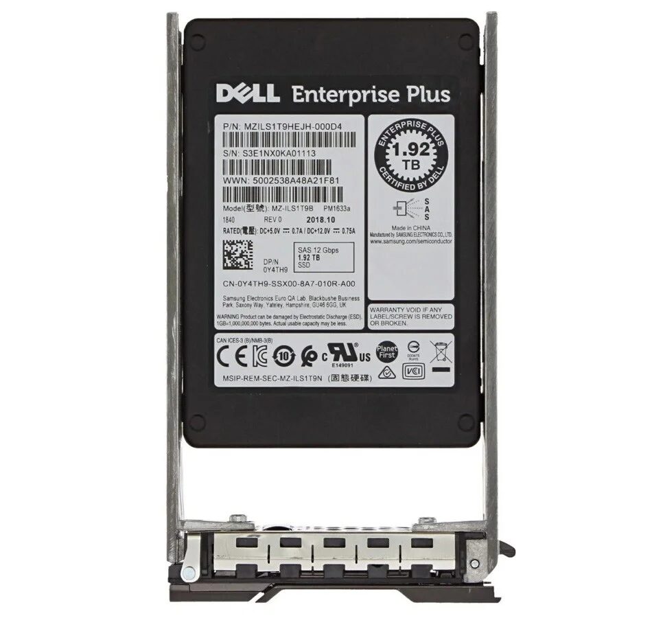 SSD DELL 1.92TB SAS 2.5" 12G RI SSD DELL 1.92TB SAS 2.5" 12G RI