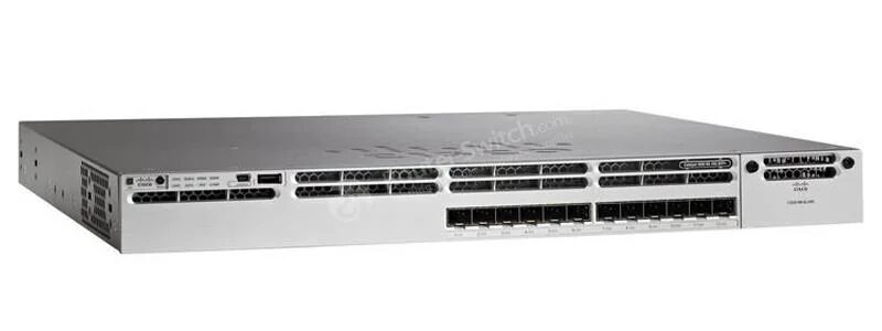 SWITCH CISCO WS-C3850-12S-S - (12) 1G SFP 1x PSU 350W (P/N: PWR-C1-350WAC) w/ Rkmnts SWITCH CISCO WS-C3850-12S-S - (12) 1G SFP 1x PSU 350W (P/N: PWR-C1-350WAC) w/ Rkmnts