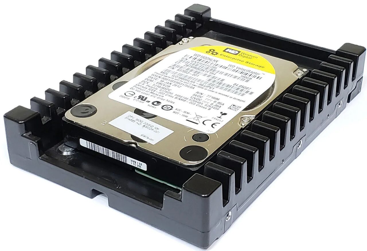 HDD WD 160GB SATA 6G 3.5" 10K 2.5" Drive mounted in 3.5" Tray HDD WD 160GB SATA 6G 3.5" 10K 2.5" Drive mounted in 3.5" Tray