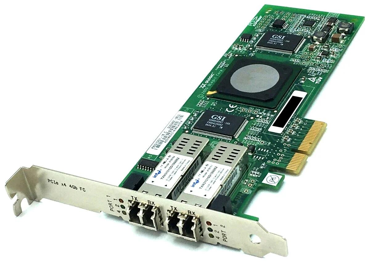 NIC DELL QLOGIC DF976 2-ports 4GB PCI-E x4 F.P. FIBRE CHANNEL NIC DELL QLOGIC DF976 2-ports 4GB PCI-E x4 F.P. FIBRE CHANNEL