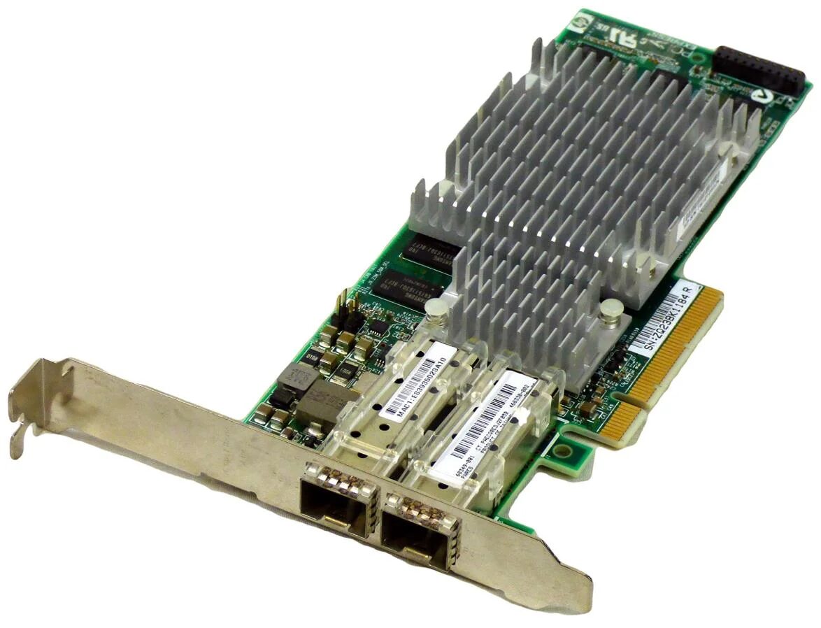 NIC HP NC522SFP 2-ports 10GB PCI-E x8 F.P. NIC HP NC522SFP 2-ports 10GB PCI-E x8 F.P.