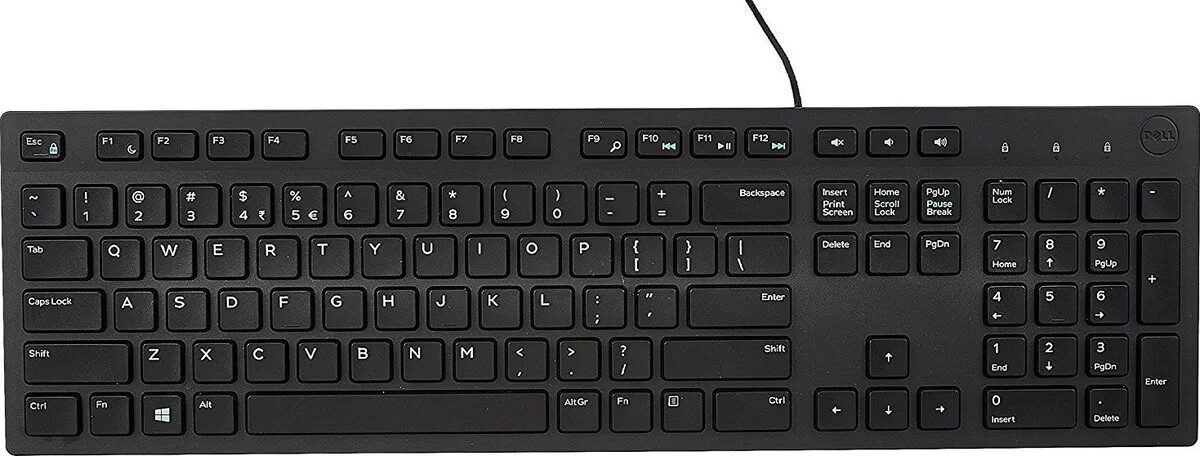 Dell KB216 Multimedia Keyboard Wired USB Black Turkish NOB Dell KB216 Multimedia Keyboard Wired USB Black Turkish NOB