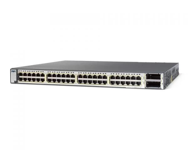 SWITCH CISCO WS-C3750E-48TD-S 48-Ports Gigabit (2) 10G SFP /w 1xPSU (C3K-PWR-265WAC) w/ Rkmnts SWITCH CISCO WS-C3750E-48TD-S 48-Ports Gigabit (2) 10G SFP /w 1xPSU (C3K-PWR-265WAC) w/ Rkmnts