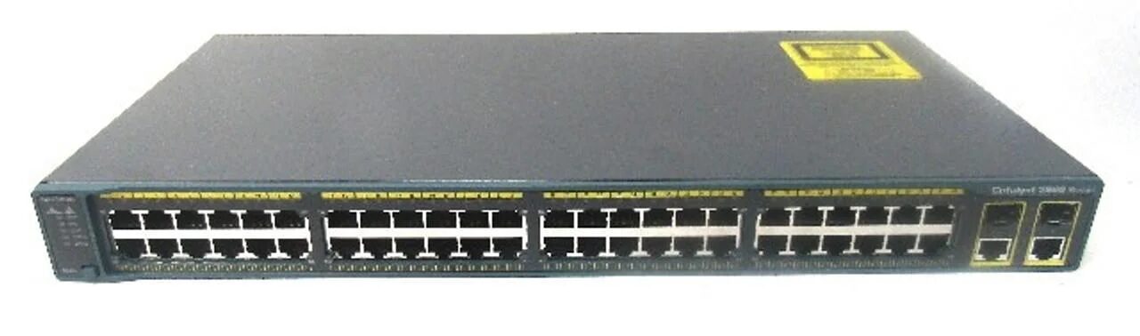 SWITCH CISCO WS-C2960-48TC-L 48-Ports 10/100 (2) 1G SFP w/ Rkmnts SWITCH CISCO WS-C2960-48TC-L 48-Ports 10/100 (2) 1G SFP w/ Rkmnts
