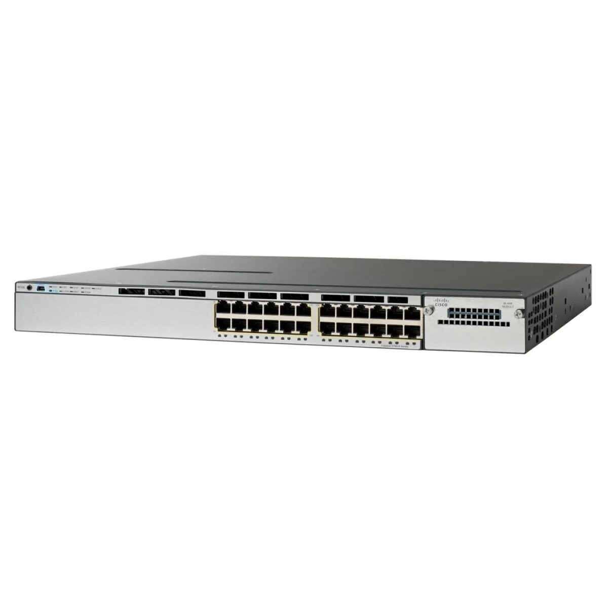 SWITCH CISCO Catalyst 3850 24-Ports Gigabit /w C3850-NM-2-10G, w/ Rkmnts NO PSU SWITCH CISCO Catalyst 3850 24-Ports Gigabit /w C3850-NM-2-10G, w/ Rkmnts NO PSU