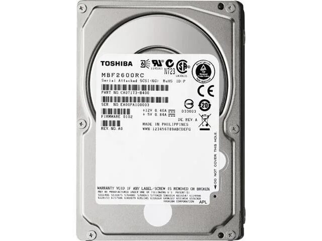 HDD TOSHIBA 300GB 10K SAS 2.5" HDD TOSHIBA 300GB 10K SAS 2.5"