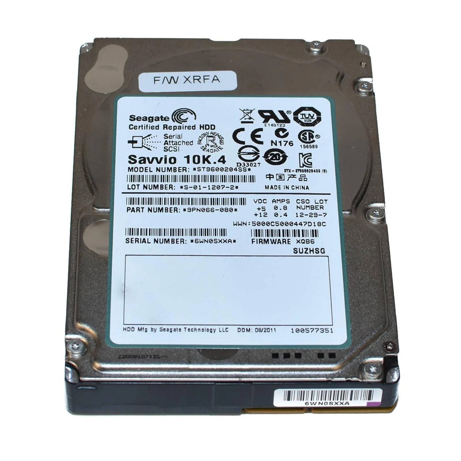 HDD NEC 600GB 10K 6G SAS 2.5" HDD NEC 600GB 10K 6G SAS 2.5"