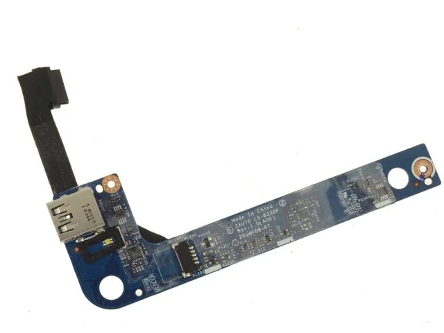 USB BOARD / DC POWER JACK BOARD WITH CABLE FOR LATITUDE 13 7350 / E7350 USB BOARD / DC POWER JACK BOARD WITH CABLE FOR LATITUDE 13 7350 / E7350