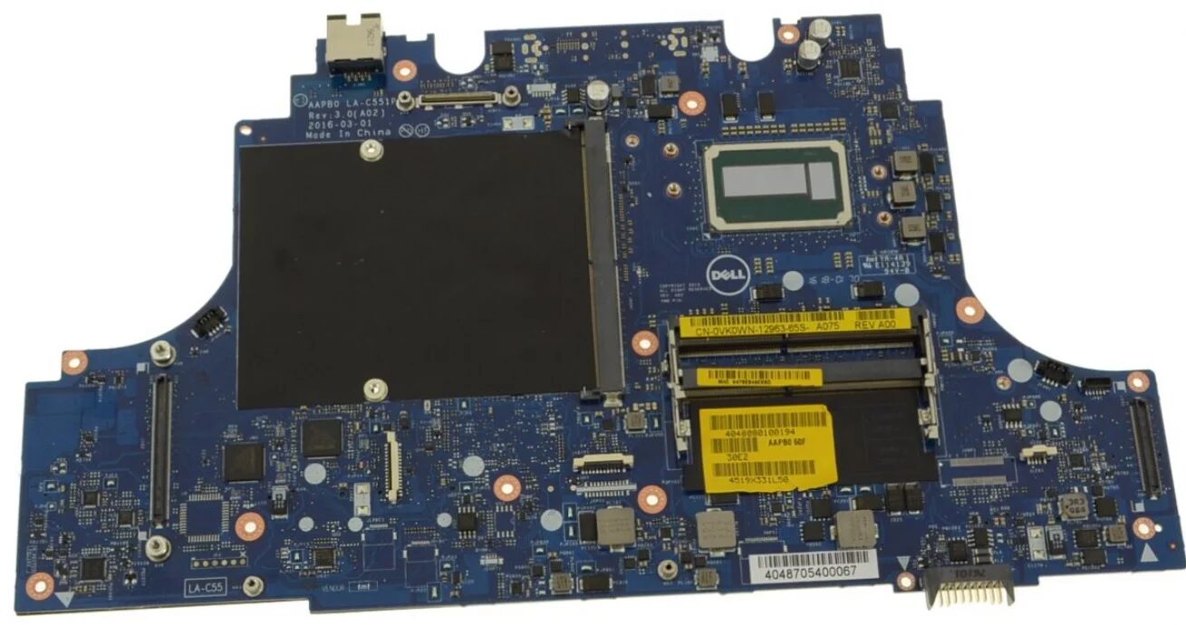 MB FOR NB DELL PRECISION 17 (7710) CPU (E3-1575M v5) MB FOR NB DELL PRECISION 17 (7710) CPU (E3-1575M v5)