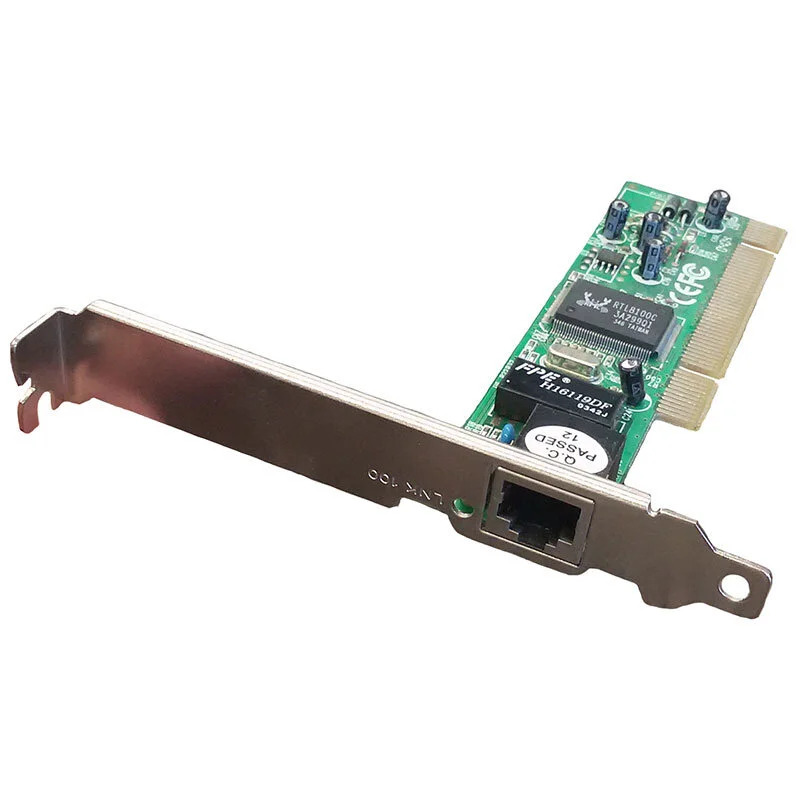 Κάρτα δικτύου RealTek PCI-LANRTL81 10/100Mbps 1xRJ45 - GRADE A Κάρτα δικτύου RealTek PCI-LANRTL81 10/100Mbps 1xRJ45 - GRADE A