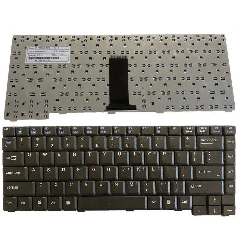 Πληκτρολόγιο Laptop Clevo M54 M55 M660 Series - Καινούριο Πληκτρολόγιο Laptop Clevo M54 M55 M660 Series - Καινούριο