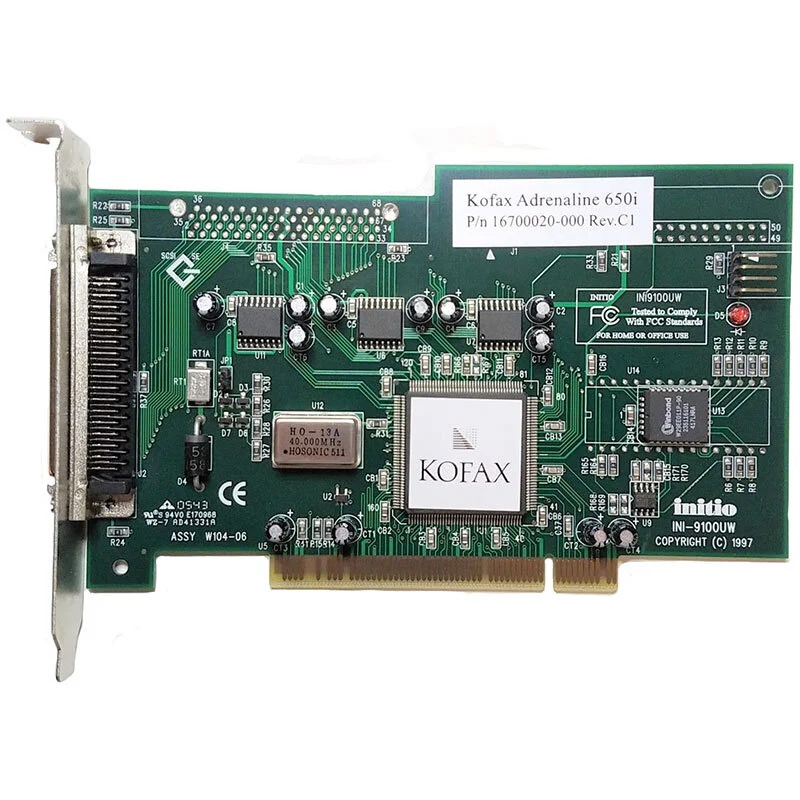 SCSI Scanner Card Kofax Adrenaline 650iHV/PV - Μεταχειρισμένο SCSI Scanner Card Kofax Adrenaline 650iHV/PV - Μεταχειρισμένο