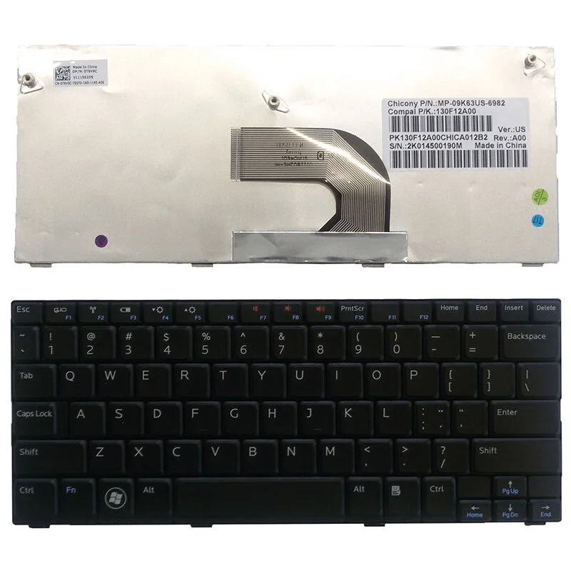 Πληκτρολόγιο Laptop DELL Mini 10 1012 - Καινούριο Πληκτρολόγιο Laptop DELL Mini 10 1012 - Καινούριο