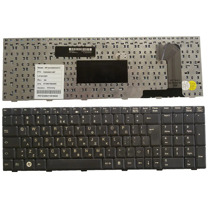 Πληκτρολόγιο Laptop Fujitsu-Siemens Amilo Xi2528 Xi2550 - Καινούριο Πληκτρολόγιο Laptop Fujitsu-Siemens Amilo Xi2528 Xi2550 - Καινούριο