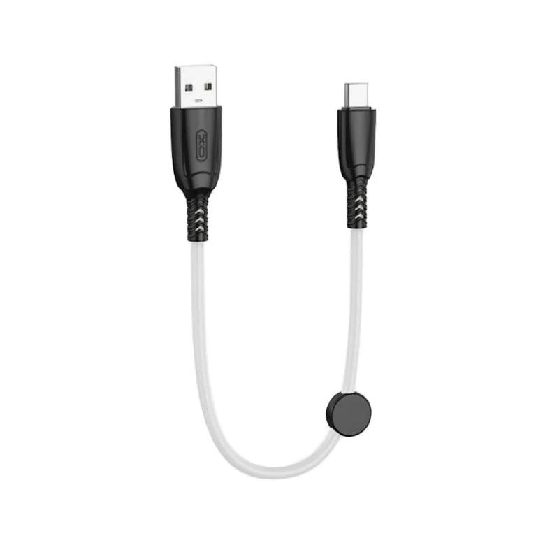XO-NB247 USB 2.0 Cable USB-C male - USB-A 6 Amps Λευκό 0.25m - Καινούριο