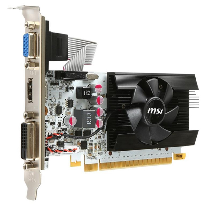 MSI nVidia GT730 1GB Full Profile - GRADE A