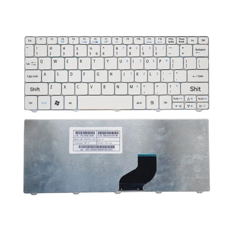 Πληκτρολόγιο Laptop Acer Aspire One 521 522 532 532H 533 D255 D255E D257 D260 D270 - Καινούριο Πληκτρολόγιο Laptop Acer Aspire One 521 522 532 532H 533 D255 D255E D257 D260 D270 - Καινούριο
