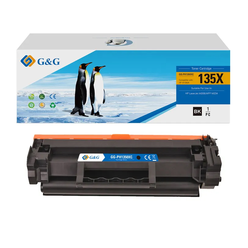Συμβατό Toner για Laser Εκτυπωτή HP 135X W1350X 2400 Σελίδων Μαύρο - Καινούριο
