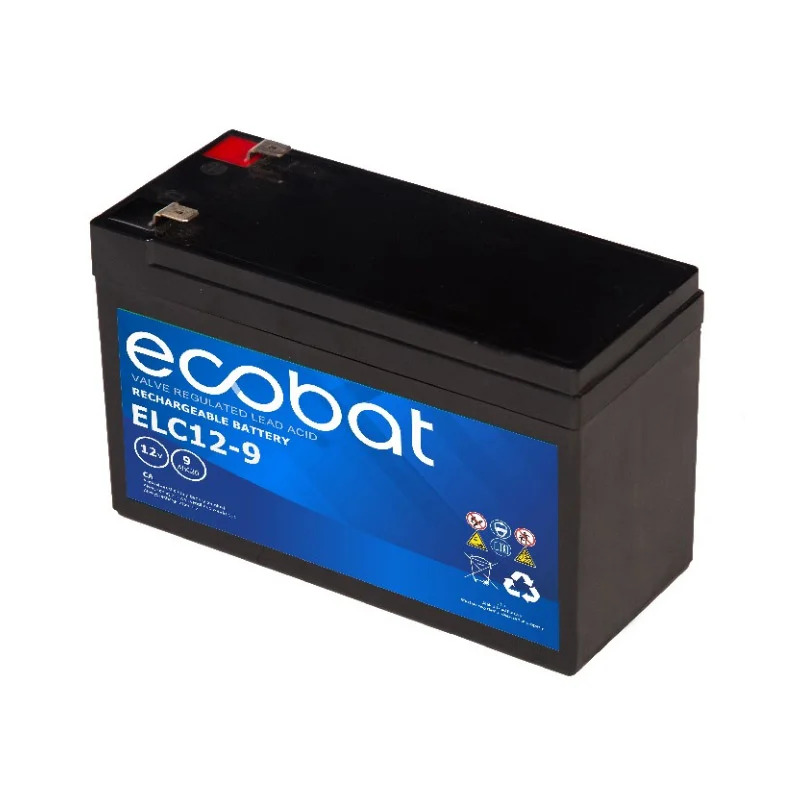 Μπαταρία UPS ECOBAT ELC12-9 12V 9Ah - Καινούριο