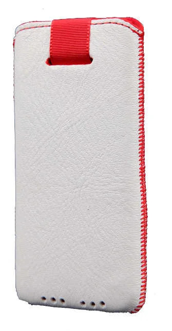 Θήκη Protect Ancus για Apple iPhone SE 5 5S 5C Nokia 105 TA-1174 και Huawei Y360 Old Leather Λευκή με Κόκκινη Ραφή Θήκη Protect Ancus για Apple iPhone SE 5 5S 5C Nokia 105 TA-1174 και Huawei Y360 Old Leather Λευκή με Κόκκινη Ραφή