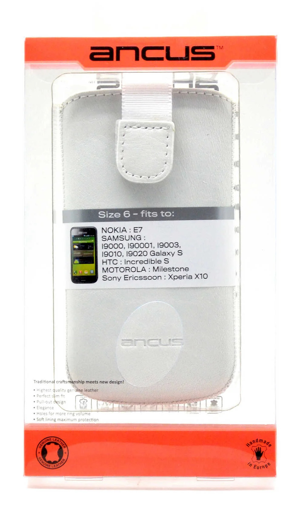 Θήκη Protect Ancus για Apple iPhone SE/5/5S/5C Old Leather Λευκή Θήκη Protect Ancus για Apple iPhone SE/5/5S/5C Old Leather Λευκή