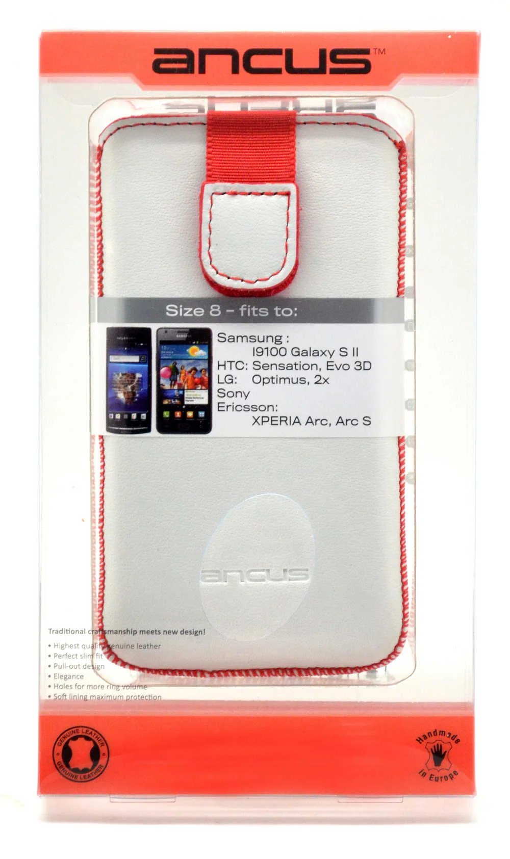 Θήκη Protect Ancus για Samsung A3 A300F Lenovo S750 and Xperia Z3 Z5 Old Leather Λευκή με Κόκκινη Ραφή Θήκη Protect Ancus για Samsung A3 A300F Lenovo S750 and Xperia Z3 Z5 Old Leather Λευκή με Κόκκινη Ραφή