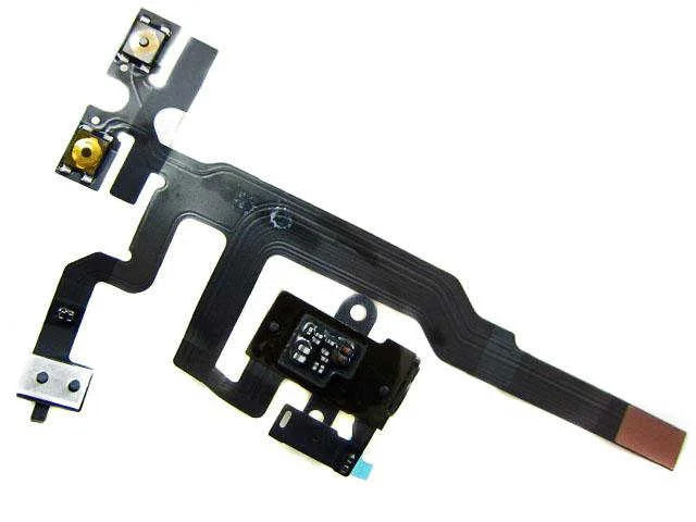 Επαφή Ακουστικών Apple iPhone 4S με Πλήκτρα Έντασης και Σίγασης Μαύρο OEM Type A Επαφή Ακουστικών Apple iPhone 4S με Πλήκτρα Έντασης και Σίγασης Μαύρο OEM Type A