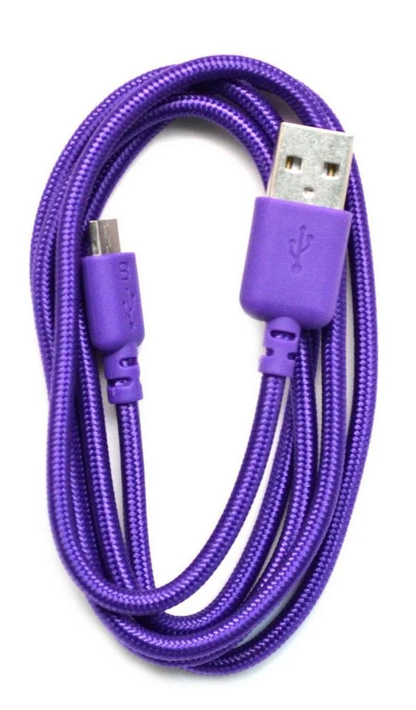 Καλώδιο σύνδεσης Ancus USB σε Micro USB με Ενισχυμένες Επαφές Braided Μώβ 1m Καλώδιο σύνδεσης Ancus USB σε Micro USB με Ενισχυμένες Επαφές Braided Μώβ 1m