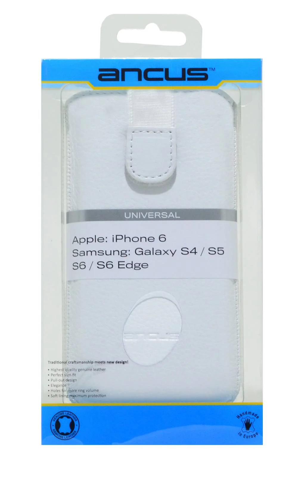 Θήκη Protect Ancus για Nexus 5X / One A9 / Galaxy Grand Prime / iPhone 6/6S Old Leather Λευκή Θήκη Protect Ancus για Nexus 5X / One A9 / Galaxy Grand Prime / iPhone 6/6S Old Leather Λευκή
