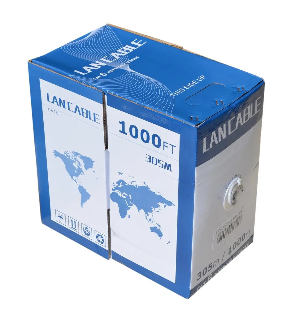 Καλώδιο Δικτύου Jasper Cat 6 UTP 23AWG CCA Kουλούρα Γκρί 305m Καλώδιο Δικτύου Jasper Cat 6 UTP 23AWG CCA Kουλούρα Γκρί 305m