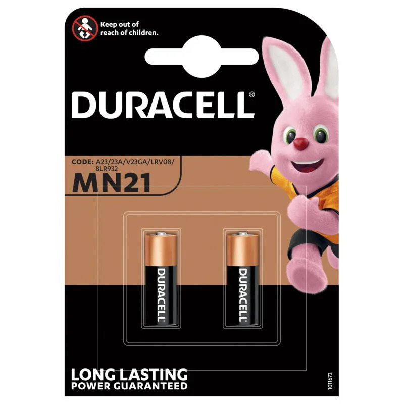Μπαταρία Αλκαλική Duracell MN21 size A23/V23GA/LRV08/8LR932 12V Τεμ. 2 Μπαταρία Αλκαλική Duracell MN21 size A23/V23GA/LRV08/8LR932 12V Τεμ. 2