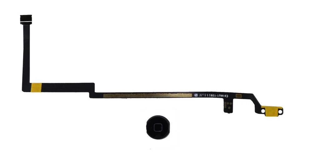 Σέτ Κεντρικού Πλήκτρου Apple iPad Air με Καλώδιο Πλακέ Μαύρο OEM Type A Σέτ Κεντρικού Πλήκτρου Apple iPad Air με Καλώδιο Πλακέ Μαύρο OEM Type A