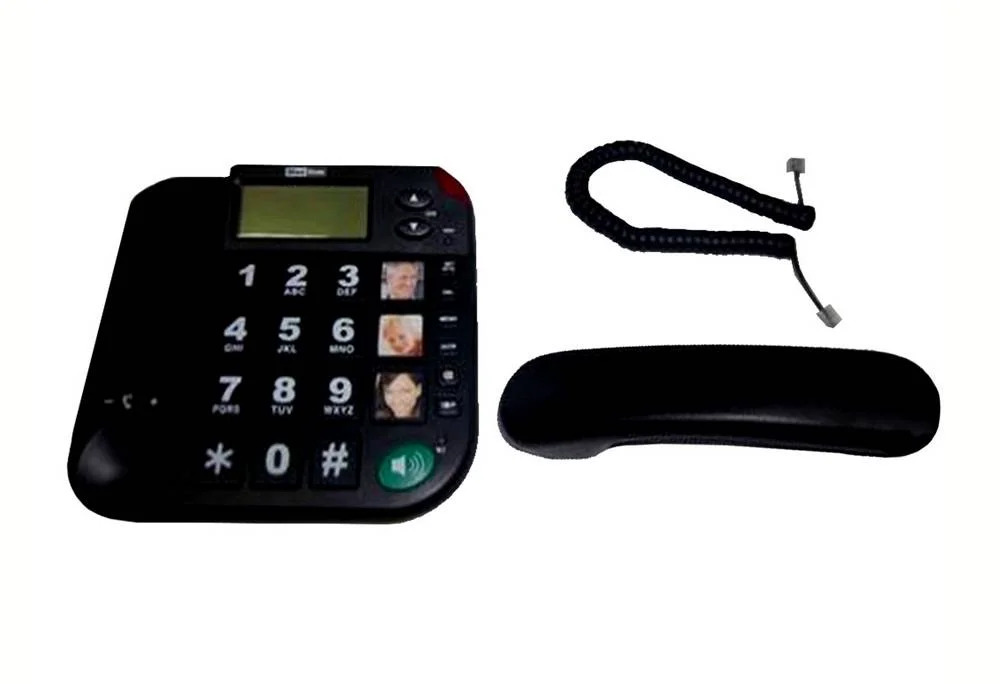 Σταθερό Ψηφιακό Τηλέφωνο Maxcom KXT480 Μαύρο με Οθόνη, Ένδειξη Εισερχόμενης Κλήσης Led και Μεγάλα Πλήκτρα Σταθερό Ψηφιακό Τηλέφωνο Maxcom KXT480 Μαύρο με Οθόνη, Ένδειξη Εισερχόμενης Κλήσης Led και Μεγάλα Πλήκτρα