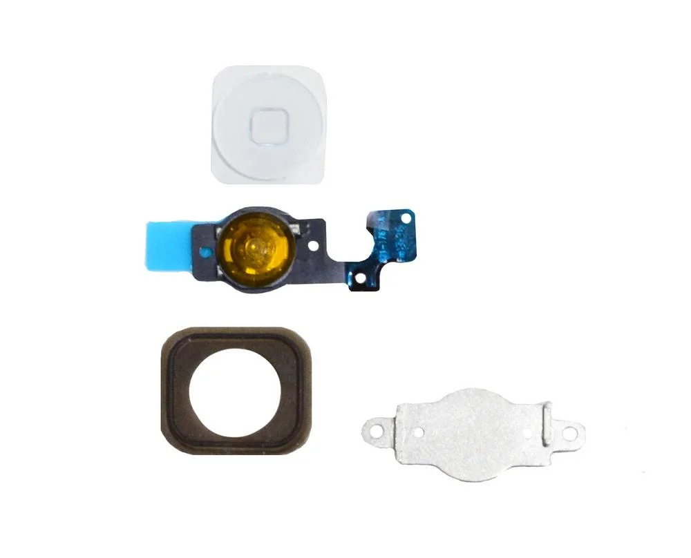 Πλήρες Σέτ Κεντρικού Πλήκτρου Apple iPhone 5C Λευκό OEM Type A Πλήρες Σέτ Κεντρικού Πλήκτρου Apple iPhone 5C Λευκό OEM Type A