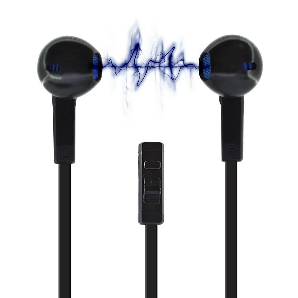 Hands Free Ancus Viker in-Earbud Stereo 3.5mm για Apple-Samsung-HTC-Sony Μαύρο με Καλώδιο Πλακέ, Πλήκτρο Απάντησης και Έντασης Hands Free Ancus Viker in-Earbud Stereo 3.5mm για Apple-Samsung-HTC-Sony Μαύρο με Καλώδιο Πλακέ, Πλήκτρο Απάντησης και Έντασης