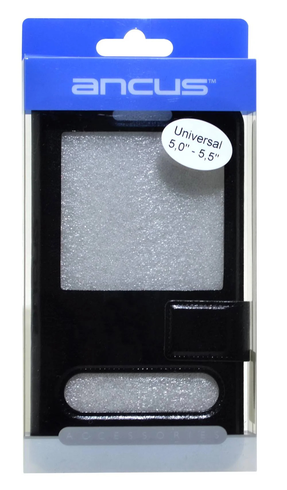 Θήκη Book S-View Ancus Stick it Universal για Smartphone 5.0" - 5.5" Μαύρη Θήκη Book S-View Ancus Stick it Universal για Smartphone 5.0" - 5.5" Μαύρη