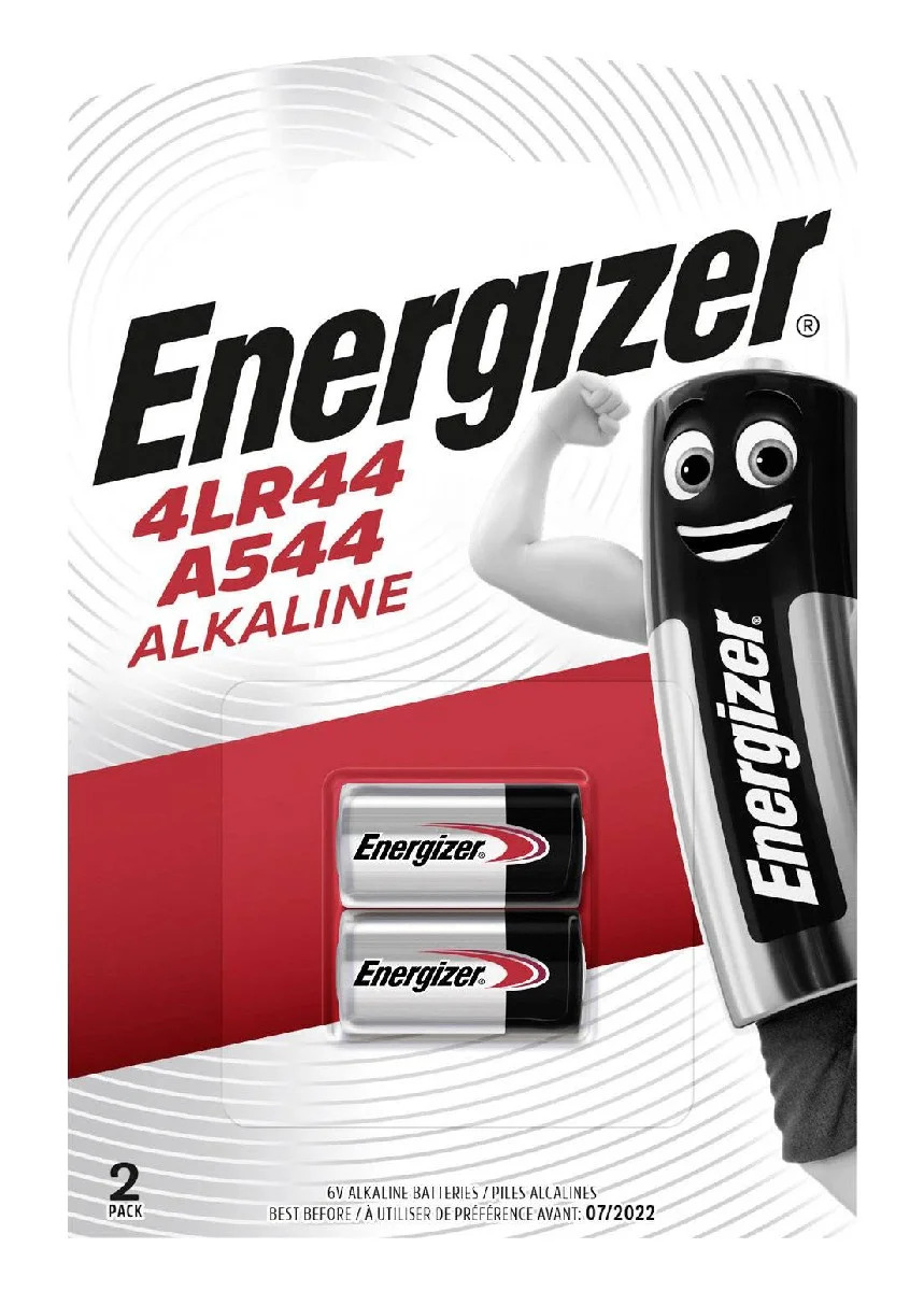 Μπαταρία Αλκαλική Energizer 4LR44/A544 6V Τεμ. 2 Μπαταρία Αλκαλική Energizer 4LR44/A544 6V Τεμ. 2