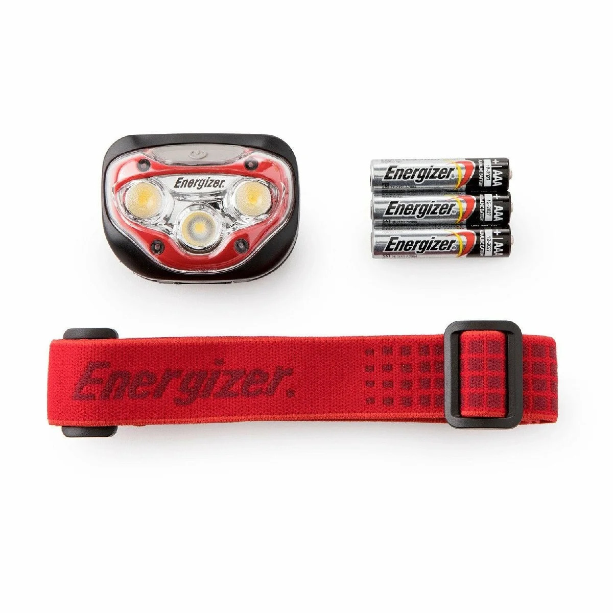 Φακός Κεφαλής Energizer Vision HD 3 Led 300 Lumens IPX4 με Μπαταρίες AAA 3 Τεμ. Κόκκινο Φακός Κεφαλής Energizer Vision HD 3 Led 300 Lumens IPX4 με Μπαταρίες AAA 3 Τεμ. Κόκκινο