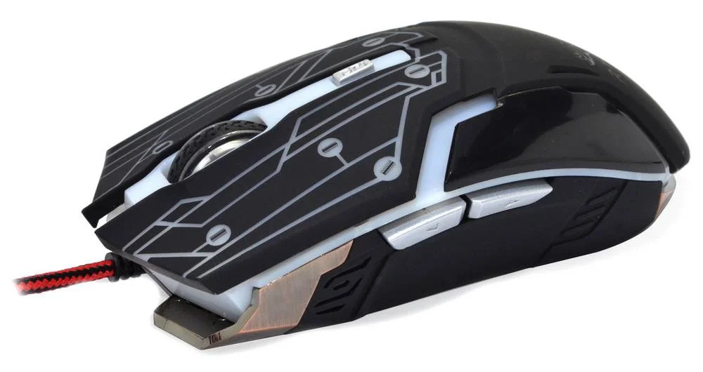 Ενσύρματο Ποντίκι R-horse RH-1990 Robocop Series με 5 Πλήκτρα και 3200 DPI Μαύρο - Γκρί Ενσύρματο Ποντίκι R-horse RH-1990 Robocop Series με 5 Πλήκτρα και 3200 DPI Μαύρο - Γκρί