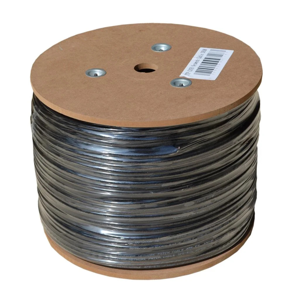 Καλώδιο Δικτύου Jasper Cat 6 UTP 24AWG CCA Kουλούρα 305m Μαύρο Εξωτερικής Χρήσης Καλώδιο Δικτύου Jasper Cat 6 UTP 24AWG CCA Kουλούρα 305m Μαύρο Εξωτερικής Χρήσης