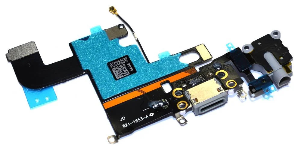 Επαφή Φόρτισης Apple iPhone 6 με Μικρόφωνο και Επαφή Ακουστικών Γκρί OEM Type A+ Επαφή Φόρτισης Apple iPhone 6 με Μικρόφωνο και Επαφή Ακουστικών Γκρί OEM Type A+