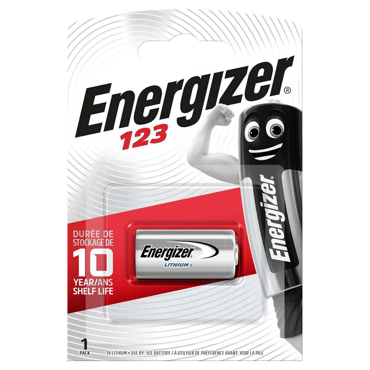 Μπαταρία Lithium Energizer CR123 3V Τεμ. 1 Μπαταρία Lithium Energizer CR123 3V Τεμ. 1