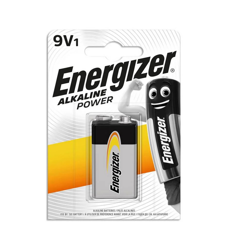 Μπαταρία Power Alkaline Energizer 6LR61 size 9V Τεμ. 1 Μπαταρία Power Alkaline Energizer 6LR61 size 9V Τεμ. 1